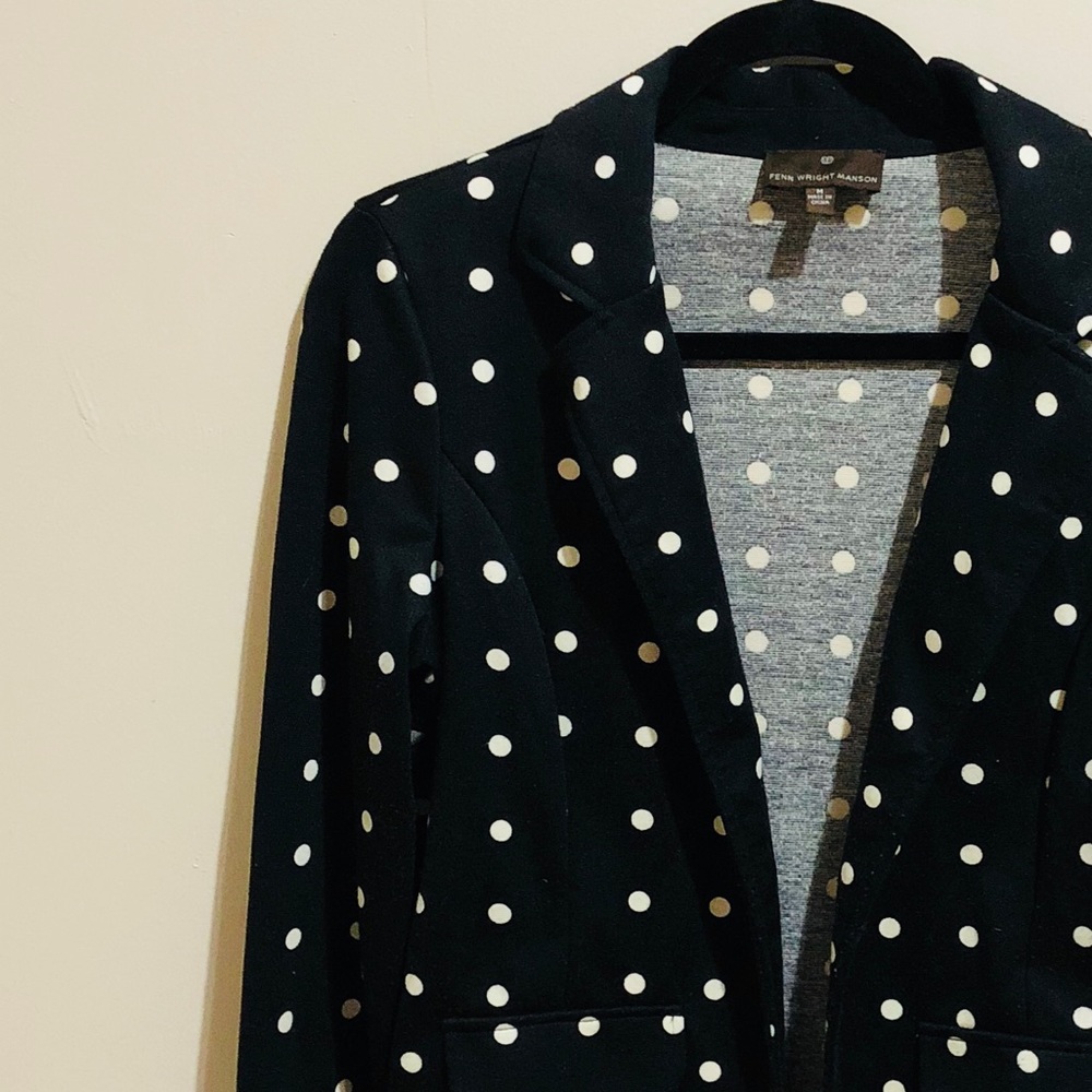 Polka Dot Blazer